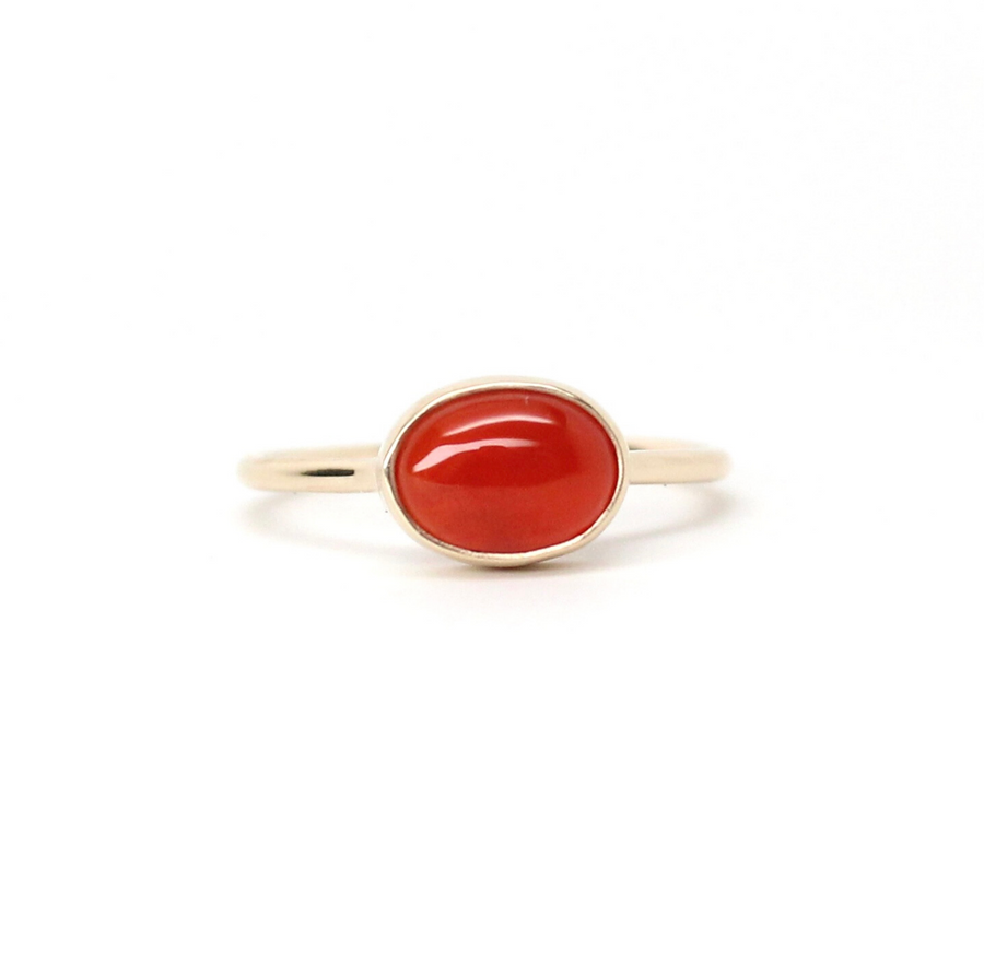 One-of-a-kind Carnelian Ring