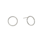 Sterling Silver Circle Studs