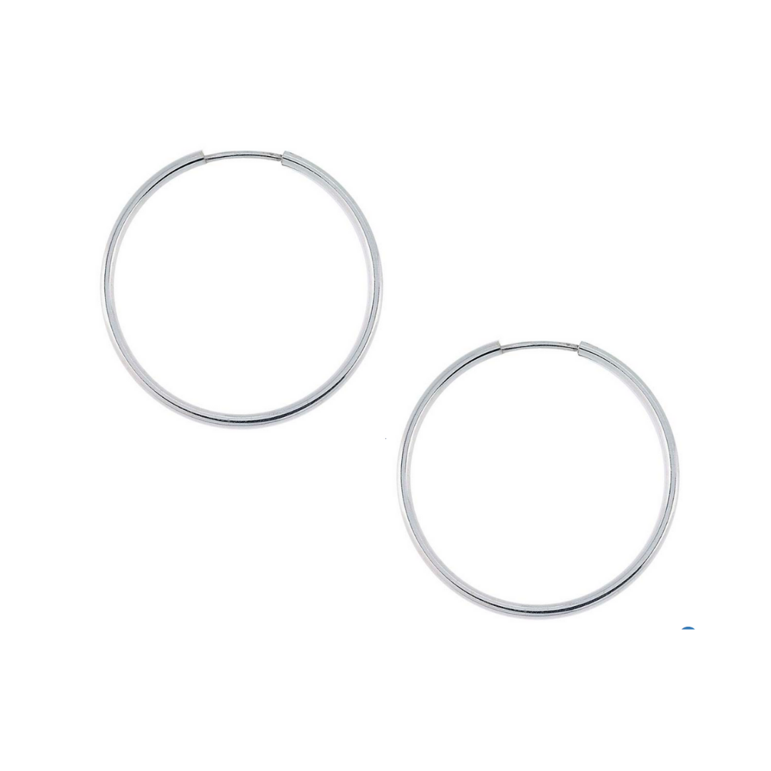 Mini endless 2025 hoop earrings