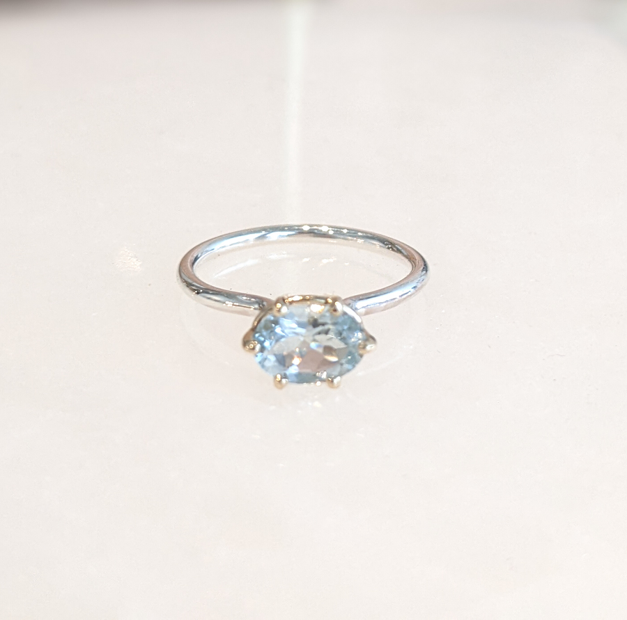 One-of-a-kind Aquamarine Ring