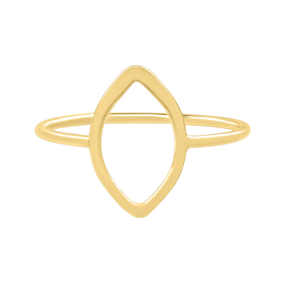Bloom Ring Vertical- Gold