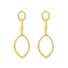 triple petal gold earrings
