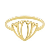 Gold Lotus Ring
